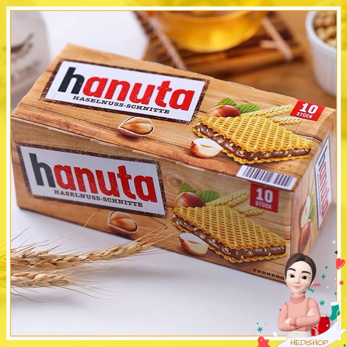 

Ferrero Hanuta Wafer ISI 10 pcs