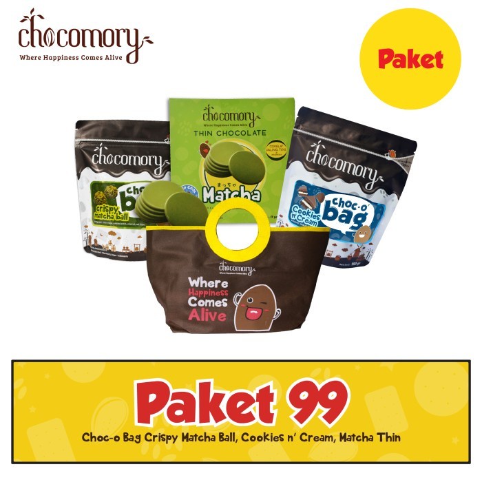 

Bundle Paket 99 (Matcha Thin + Cookies n Cream + Crispy Matcha Ball)