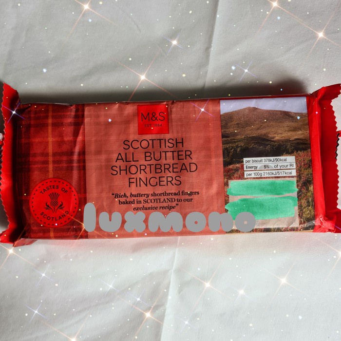 

M&S MARKS & AND SPENCER SCOTTISH ALL BUTTER SHORTBREAD FINGERS BISCUIT