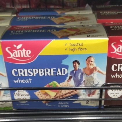 

sante crispbread wheat gandum 150gr isi 2 pack Biscuit biskuit