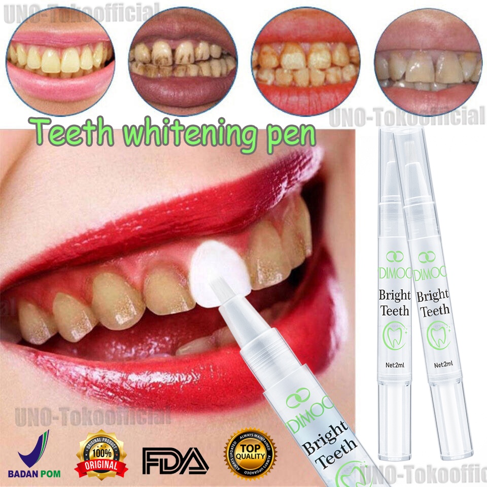 [ Asli ] Teeth whitening pen / Pemutih gigi / Pembersih gigi kuning GEL PEMUTIH GIGI AMPUH DAZZLING WHITE PEN ORI / TEETH WHITENING BEHEL HASIL PERMANEN Noda asap, noda teh, noda kopi, noda pinang, karang gigi