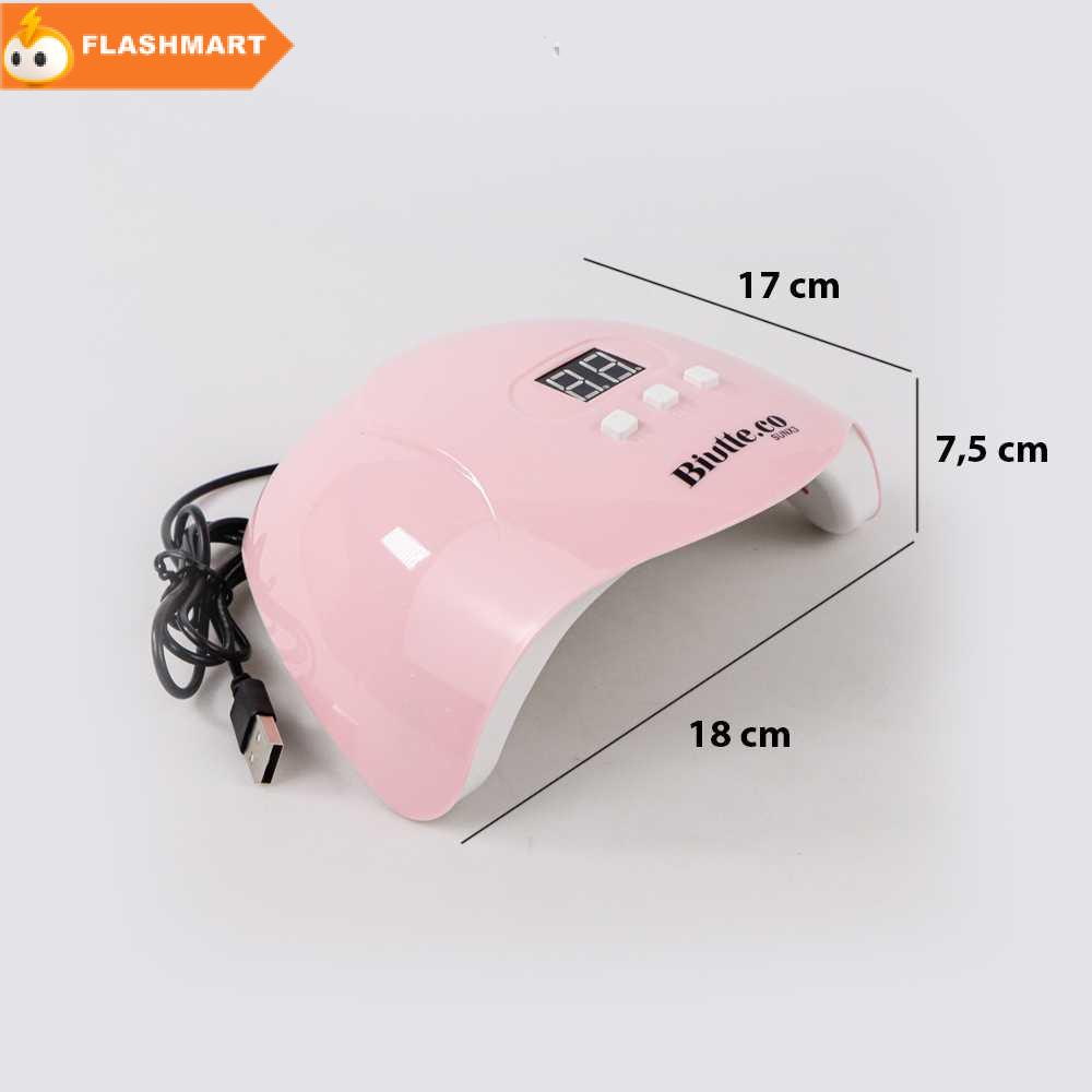 FLASHMART Pengering Kutek Kuku UV LED Nail Dryer 54 W - SUNX3