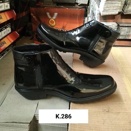 Sepatu kulit pria boots Medali sepatu dinas/kerja formal