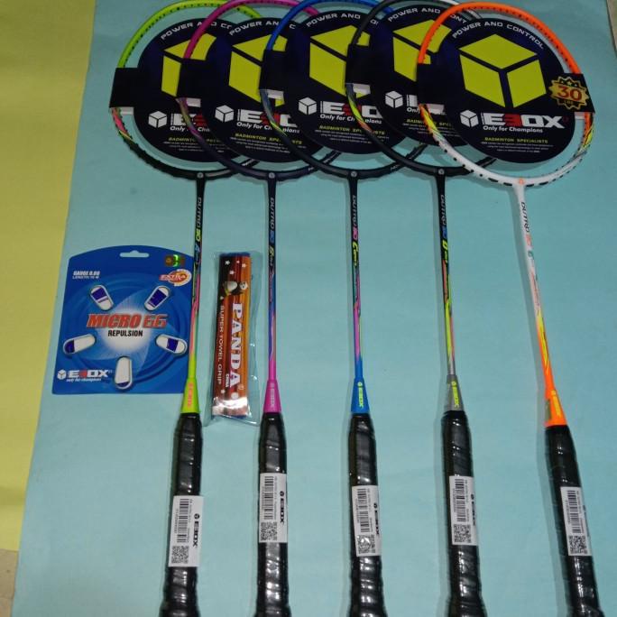 Raket Badminton Ebox Dutro 30 Original kumplit