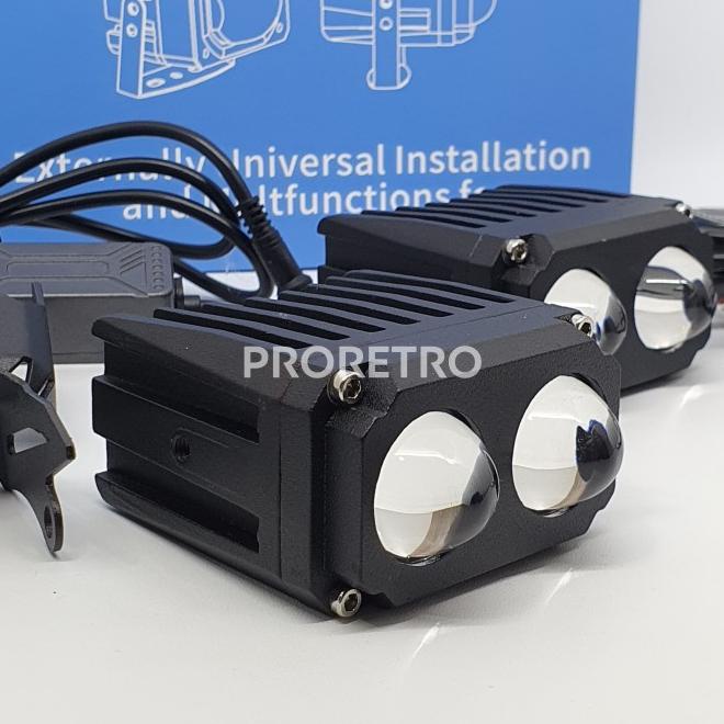 Lampu Vahid Mt27 Sorot Tembak Foglamp Outdoor Waterproof