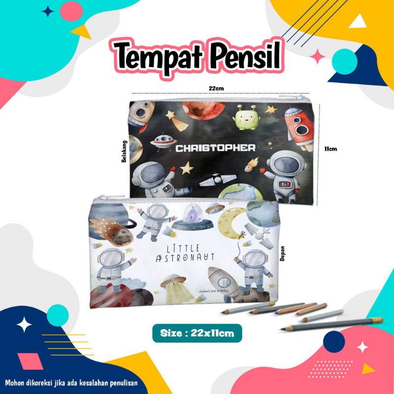 

Tempat Pensil Custom/ Nama/Foto/ Souvenir Kado Hadiah Wadah Kostak Kotak Dompet