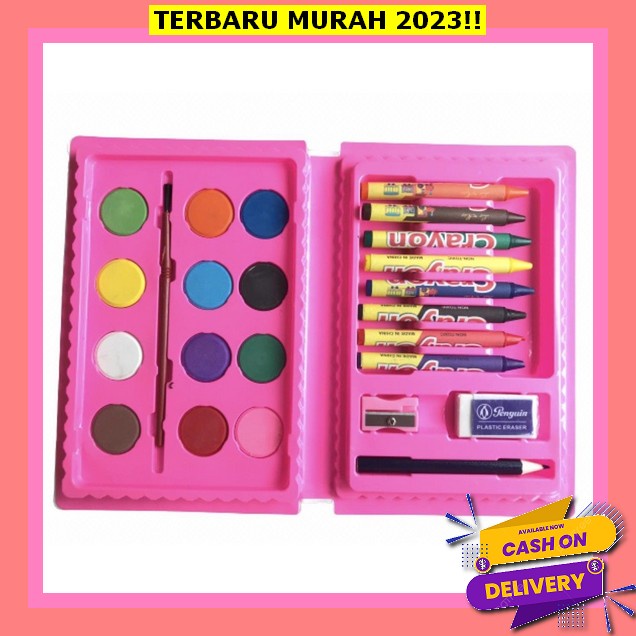

Crayon Set Koper 2023 Usia 9 10 11 12 Thn Krayon Anak Lengkap Umur 3 4 5 6 7 Th Alat Lukis Terbaru Pensil Warna Warna Cerah Set Koper Murah Baru Viral Alat Menggambar Alat Tulis Mewarnai Pastel Anak Paud Hadiah Kado Kayo Crayon Set Isi 24