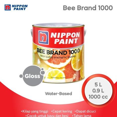 Sale Cat Minyak Kayu &amp; Besi Bee Brand 1000 Nippon Paint Termurah