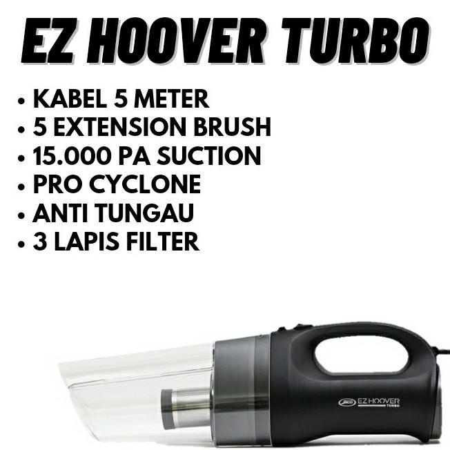 Terlaris Jaco Ez Hoover Turbo Vacuum Cleaner