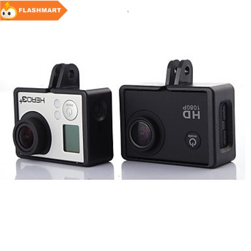 FLASHMART Plastic Side Frame Case for SJCAM SJ4000 EKEN H9 H9R Pro Action Camera