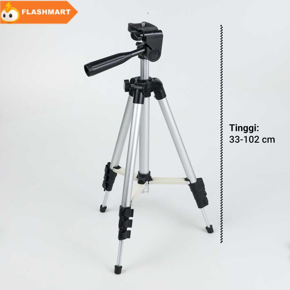 FLASHMART NUNUPHO Tripod Kamera Profesional with Bluetooth Shutter - 3110