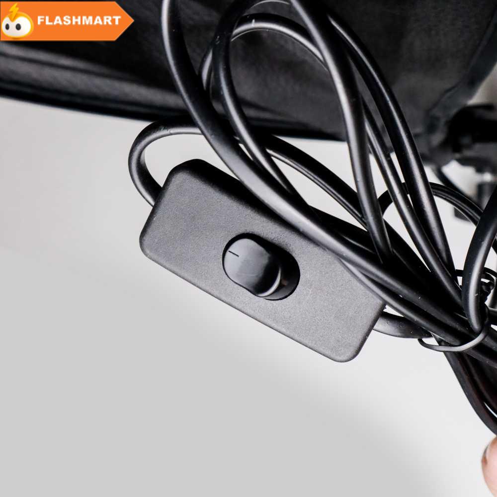 FLASHMART TaffSTUDIO Payung Softbox Reflektor 80x80cm E27 Single Socket - LD-TZ206