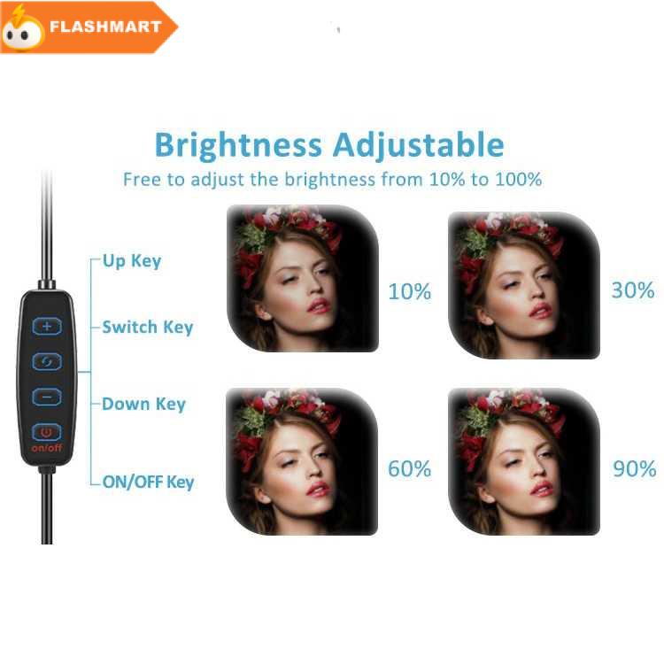 FLASHMART SLF Lampu Kamera Studio LED Portable Flat Panel Fill Light 15W - LPL-01