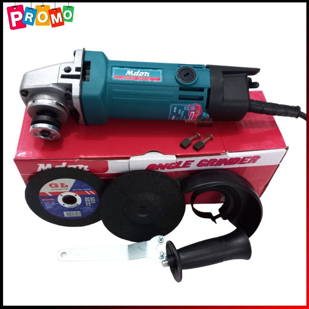 Mesin Gerinda Mdon JP06 - Grinda 4inch Disc Grinder Angle Grinder Mdon Gerinda Tangan