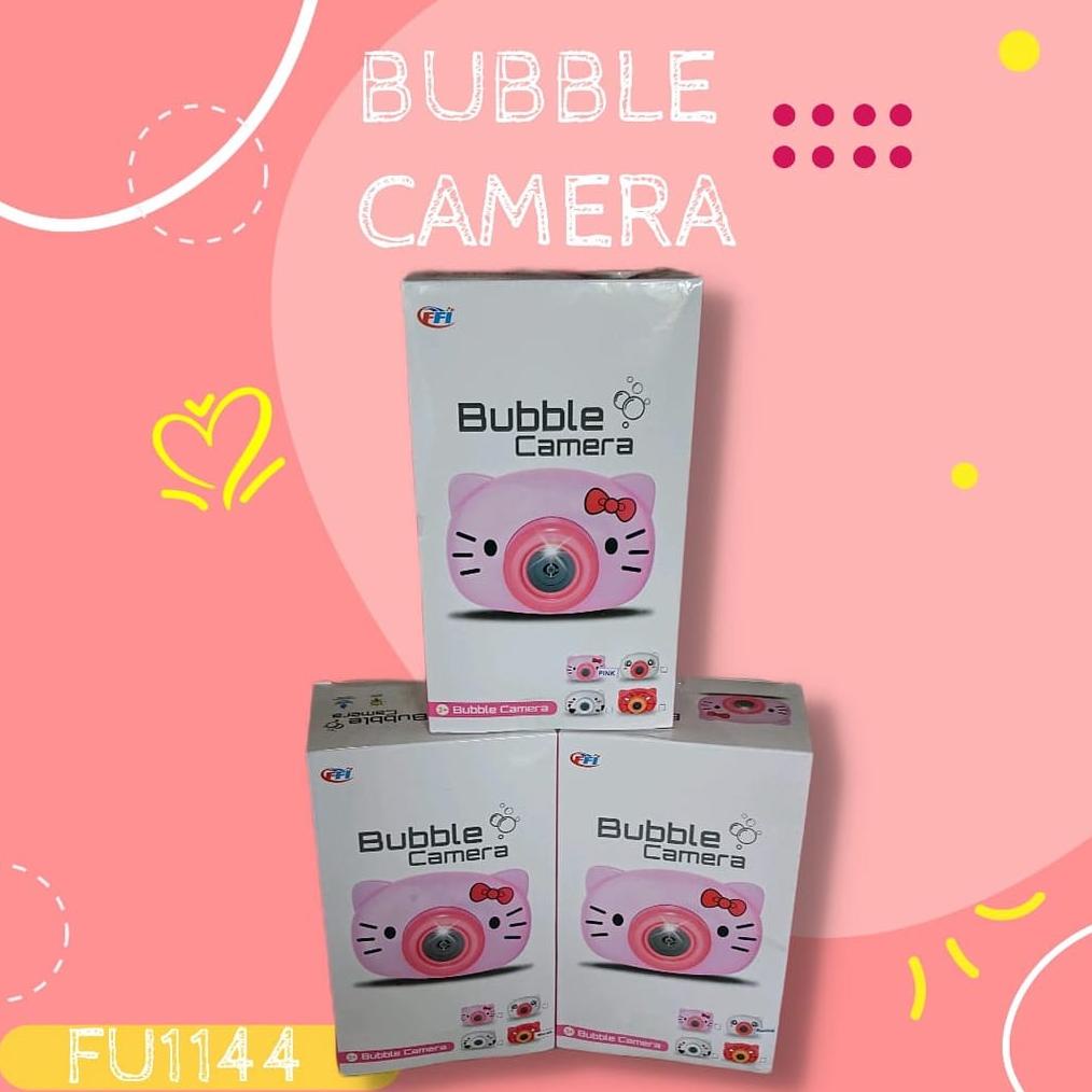 FU1144 MAINAN BUBBLE CAMERA ELEKTRIK MAINAN GELEMBUNG SABUN BENTUK KAMERA BUBLE ADA LAMPU DAN MUSIK 