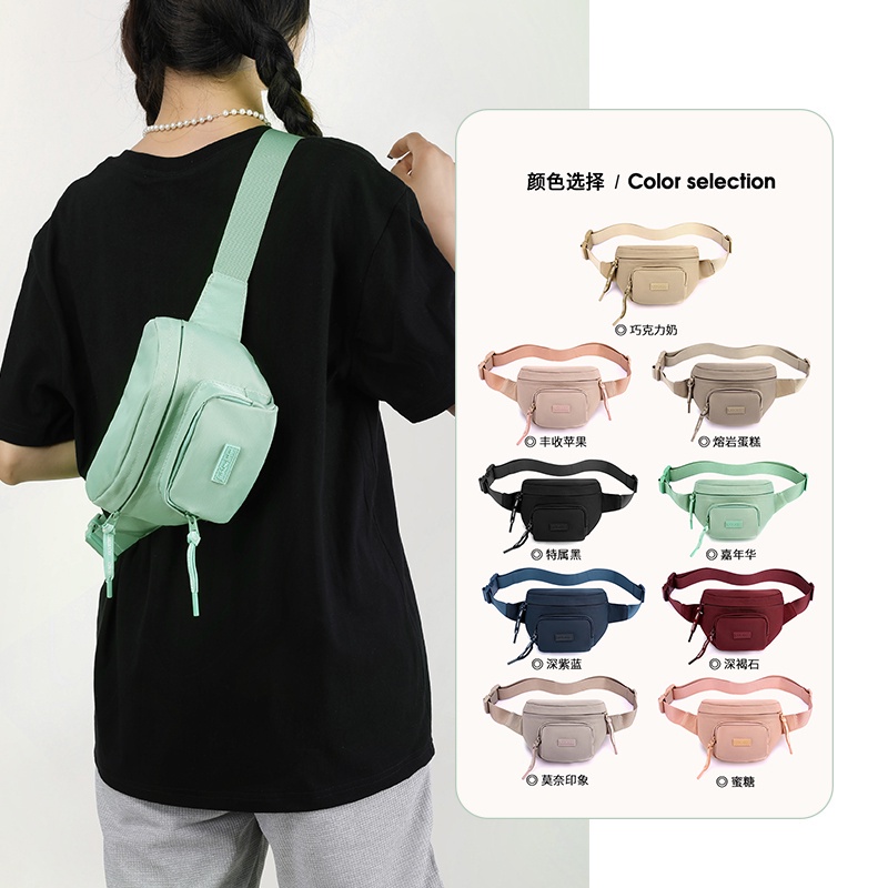 Tas pinggang BOBO FASHION 6811 Original produk tas pinggang wanita nilon waterproof waistbag import