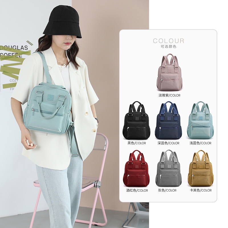 Tas ransel SUOYATE 5530 Original import tas wanita nilon waterproof tas ransel wanita import