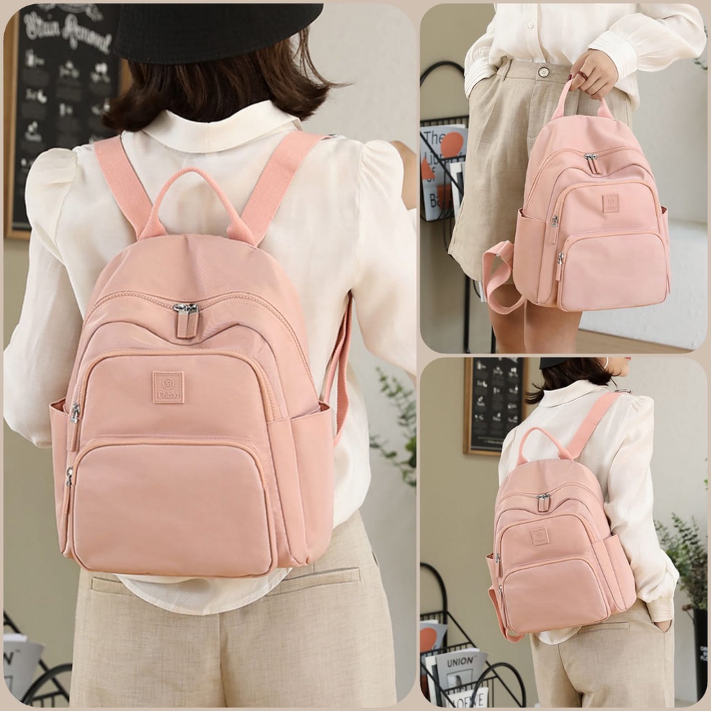 Tas ransel CHIBAO 3089 Original import tas ransel wanita Nilon waterproof tas ransel  laptop 13in