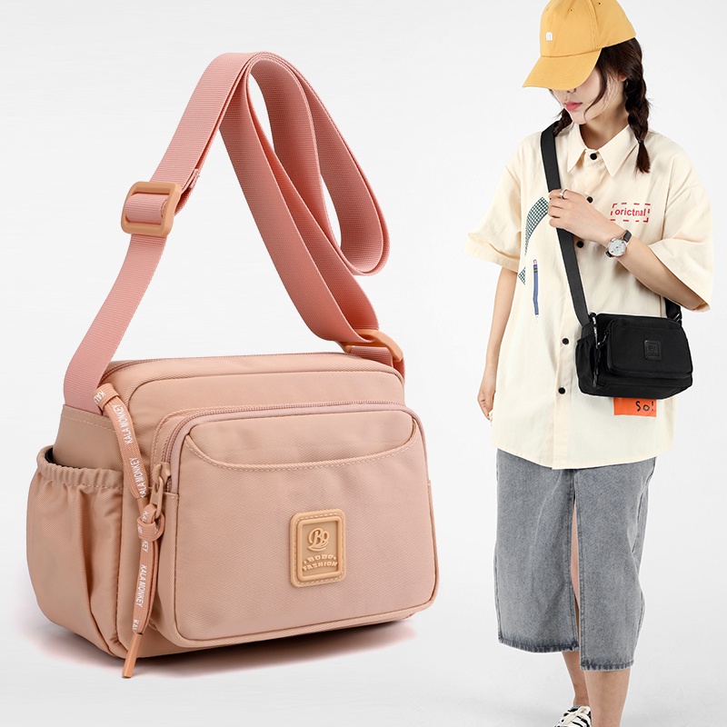 Tas selempang BOBO FASHION 9608 tas selempang wanita original nilon waterproof tas import terbaru