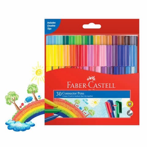 

SET 30 WARNA FABER CASTELL CONNECTOR PEN