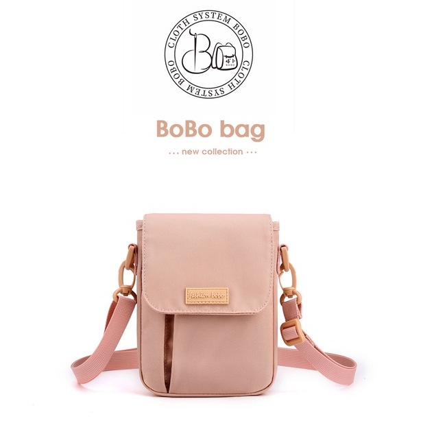 Tas selempang BOBO FASHION 6901 tas pinggang wanita import Original tas selempang nilon waterproof