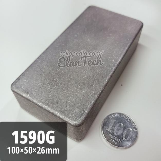 Casing Alumunium 1590G Box Efek Gitar dsb Aluminium 1590 G Elan73c Ayo Order
