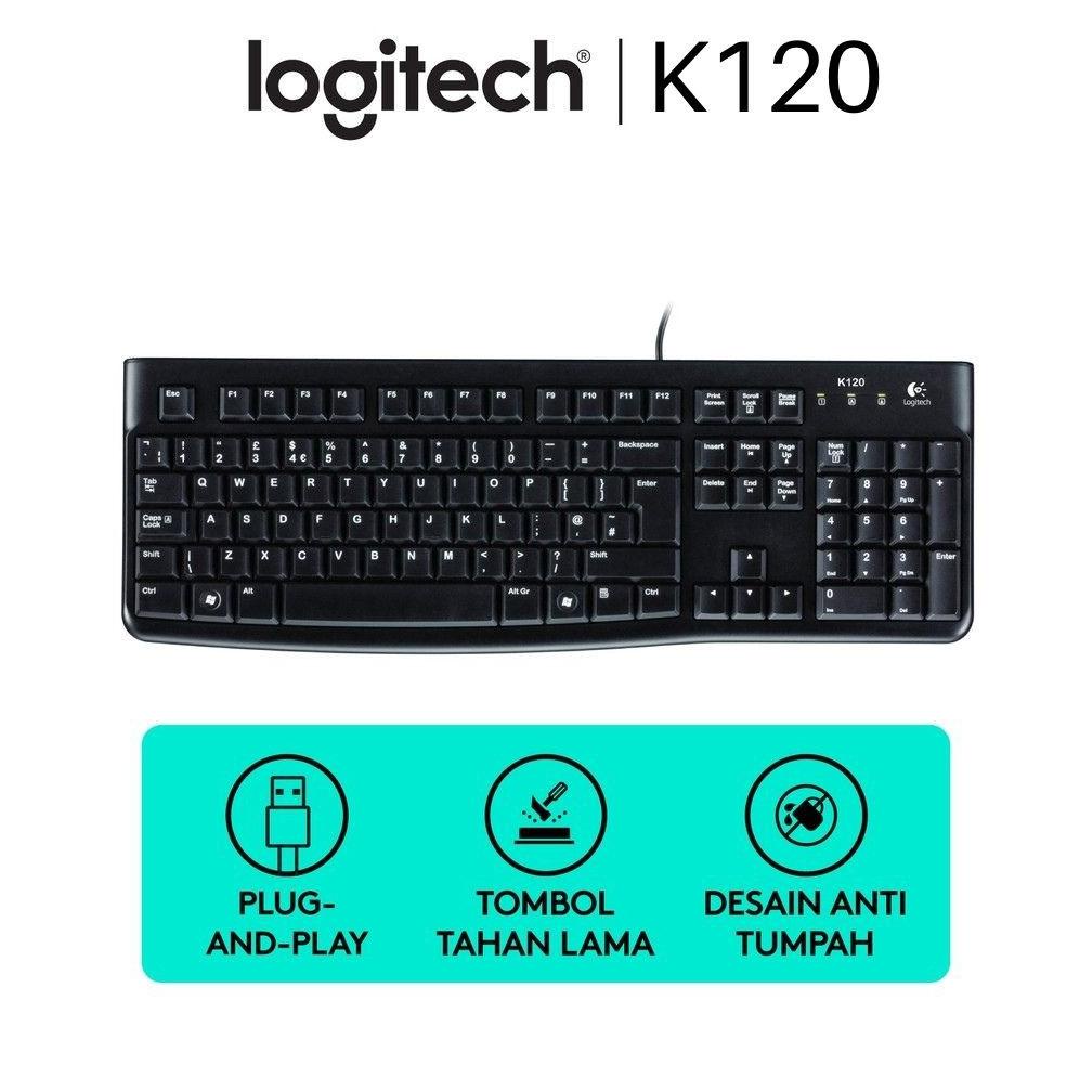 Keyboard Logitech K120 Keyboard Kabel Logitech K120
