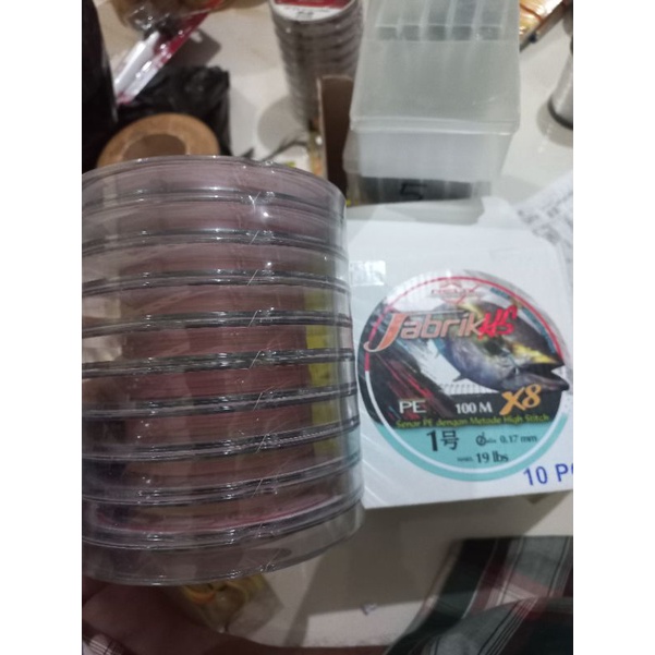 Senar Pancing PE Relix Nusantara Jabrik X8 size 1 19lbs