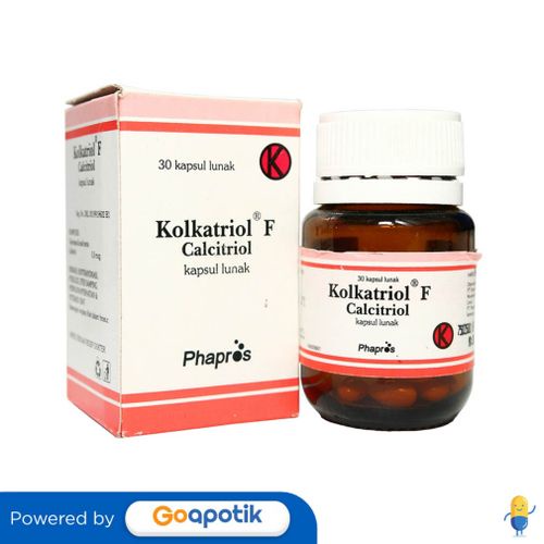 KOLKATRIOL FORTE 0,5 MCG BOTOL 30 TABLET
