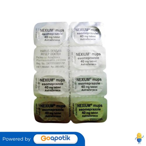NEXIUM MUPS 40 MG BLISTER 7 TABLET