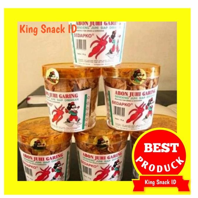 

ABON JUHI GARING SEDAPKO 175 GR / SNACK CUMI JUHI GARING HARGA GROSIR