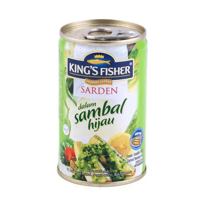 

Kings Fisher Sardines Green Chili 425gr