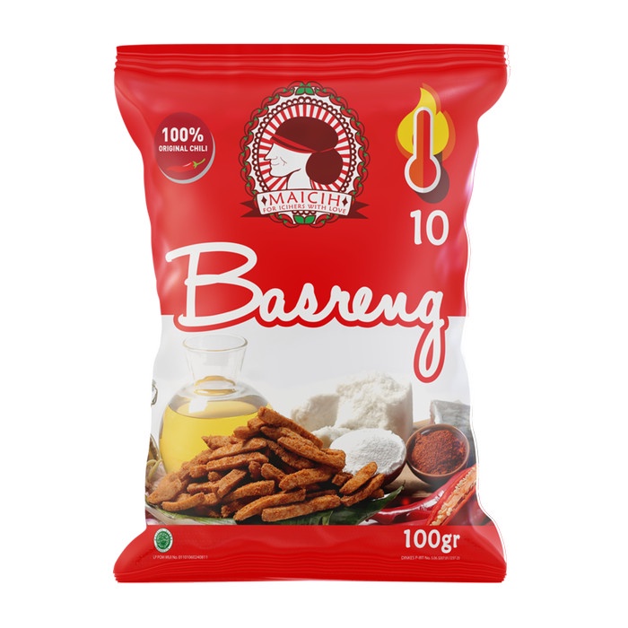 

Maicih Basreng Level 10 100gr