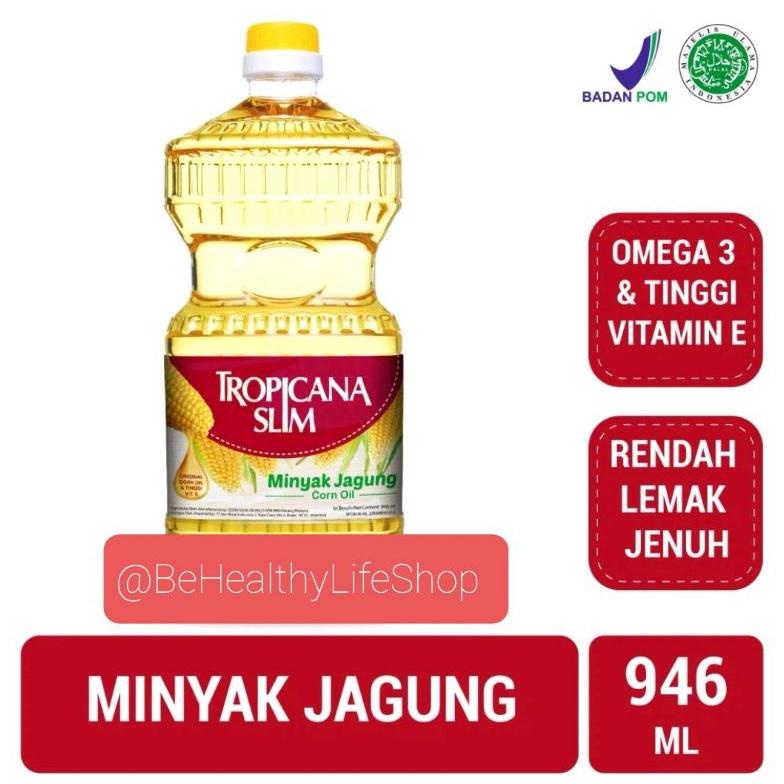 

Tropicana Slim Minyak Jagung 946ml - 100% Pure Corn Oil (Exp Apr 2024) Best Seller