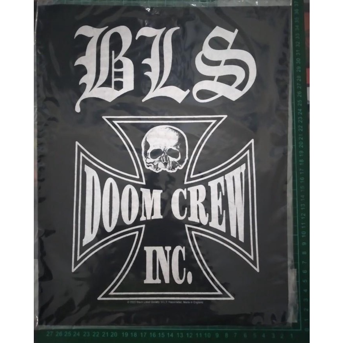 Terlaris Black Label Society - Doom Crew Backpatch
