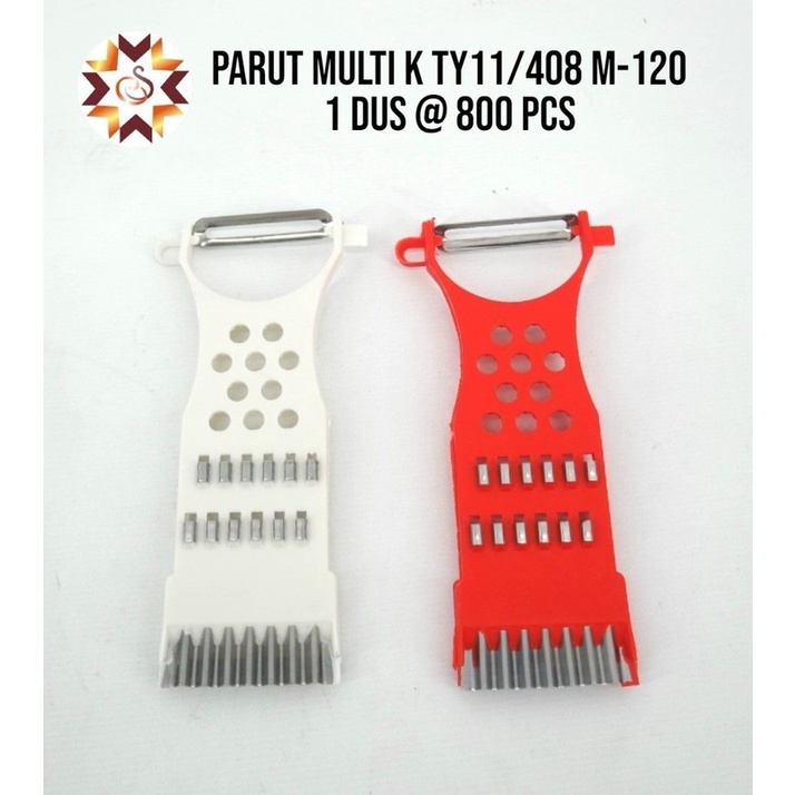 Peeler Grater Parutan Serbaguna Multifungsi Worter Timun Kentang Parut Multi K TY11 / 408 M-120