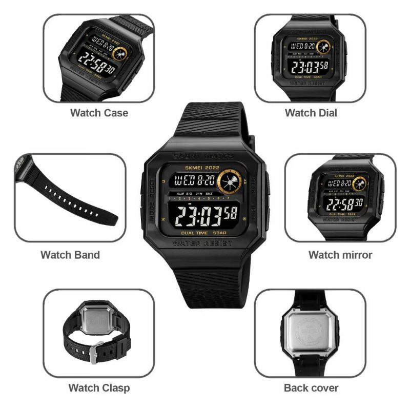 FLASH SALE Jam Tangan Skmei 2022 Original Terlaris Waterproof Kasual