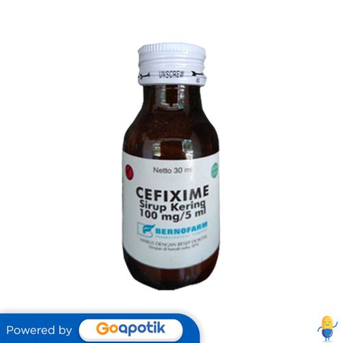 CEFIXIME TRIHYDRATE BERNOFARM 100 MG/5 ML DRY SYRUP 30 ML