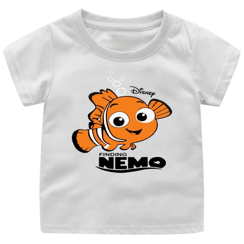 Baju Kaos Anak usia 1-12Tahun FINDING NEMO