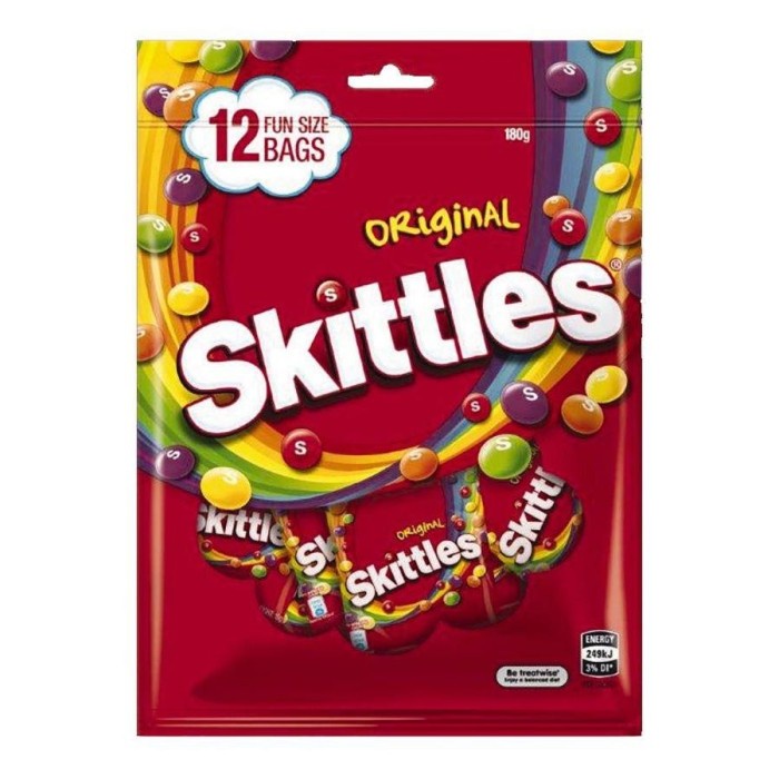 

Skittles Candy Original Australia 12 pack / Permen Anak Import