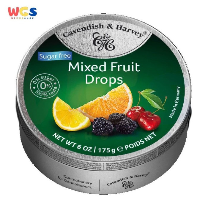 

Permen Cavendish & Harvey Mixed Fruit Sugar Free 175 gr - Germany