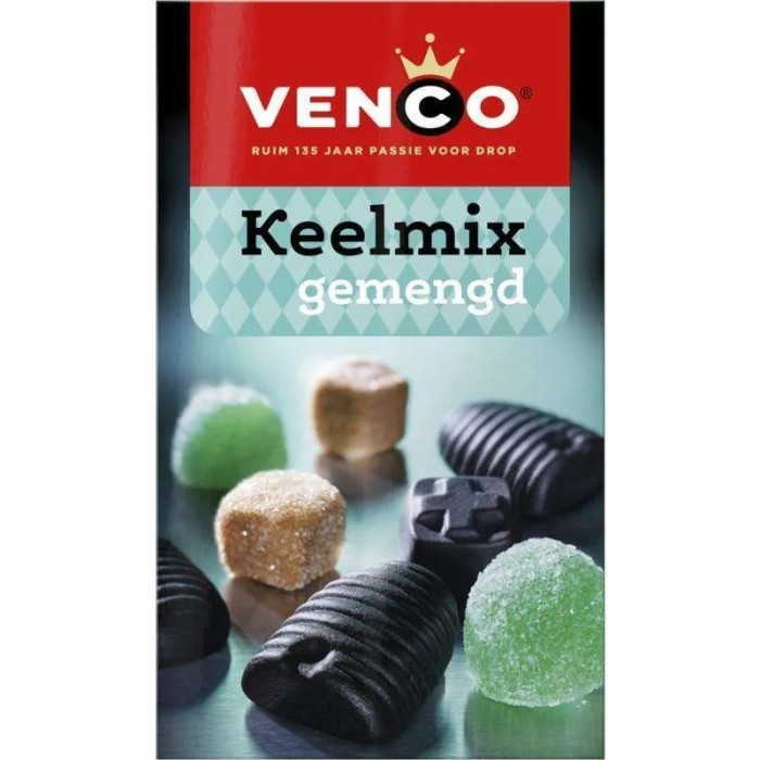 

Permen Venco Keelmix Gemengd Throat Mix Licorice 450 Gram