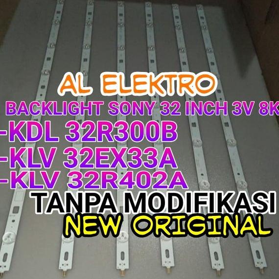 LAMPU BACKLIGHT TV SONY 32 INCH INC BL 8K 3V