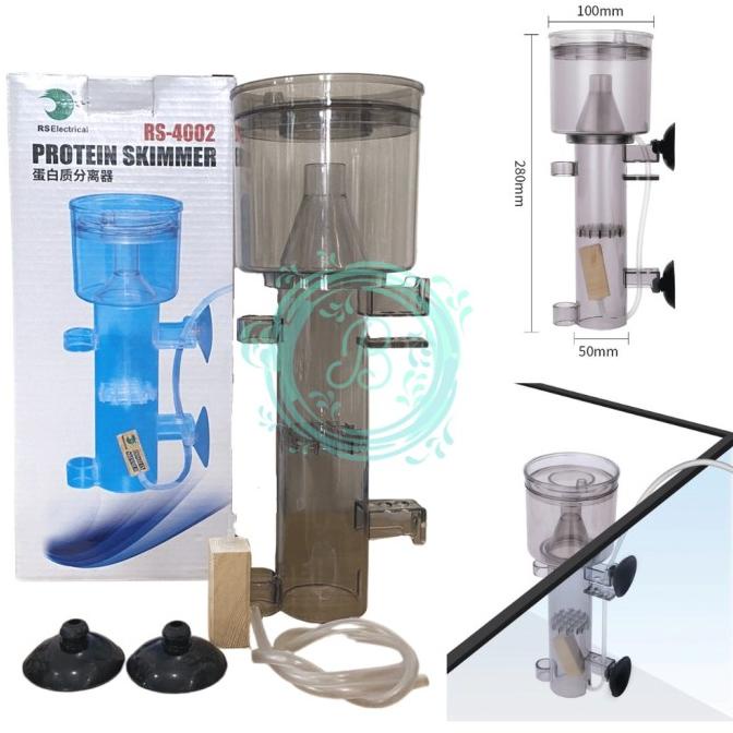 Risheng Rs 4002 Akrilik Protein Skimer Skimmer Aquarium Ikan Air Laut