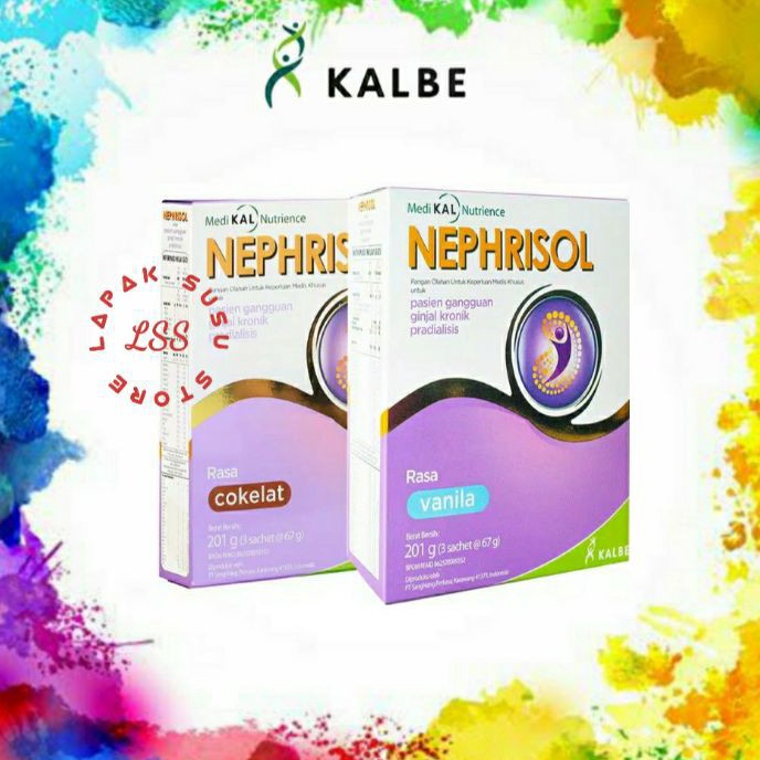 

⚡TOK SIAP 【COD NEPHRISOL COKLAT / VANILA 201gr new formula