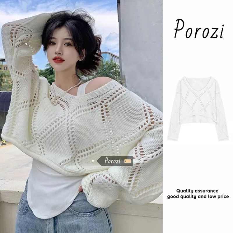 Brick Blouse Korean rajut