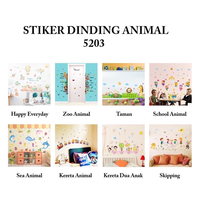 Sticker Dekorasi Tempel Wallpaper Dinding Kamar