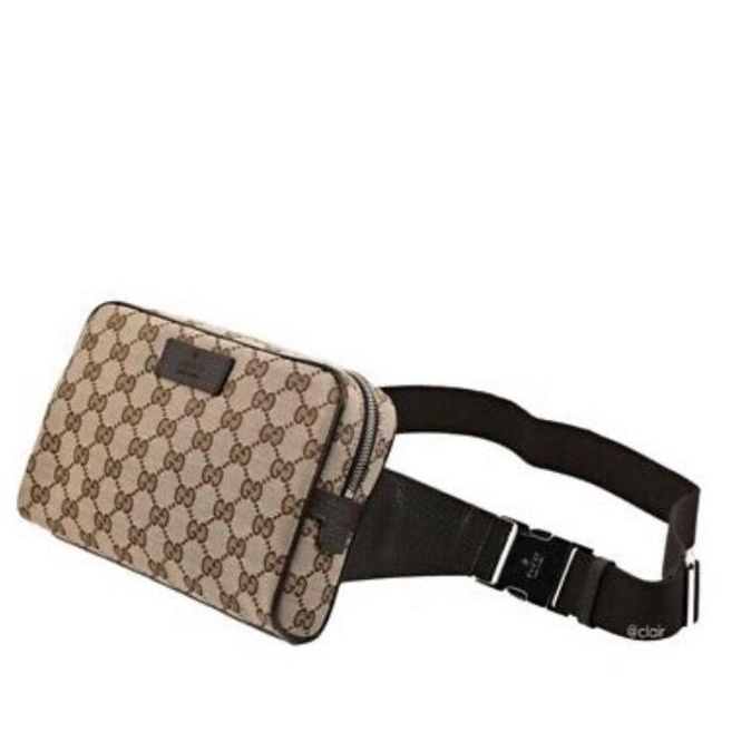 Trend Gucci Gg Guccissima Waist Belt Bag Bumbag Asli Ori Authentic Terbaik
