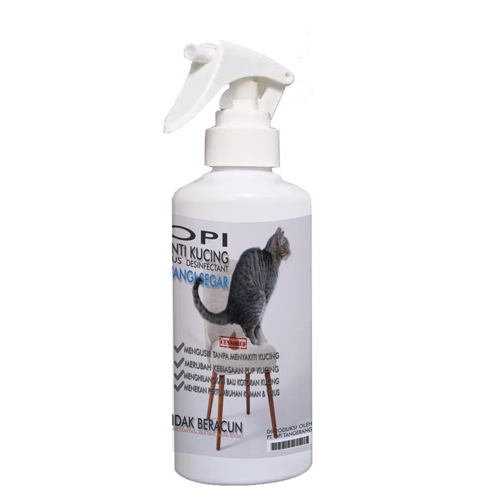250ml Cairan ajaib pengusir atau merubah kebiasaan pup kucing spray semprot 60ml sampai dengan 500ml EPS48 TK2 OT159
