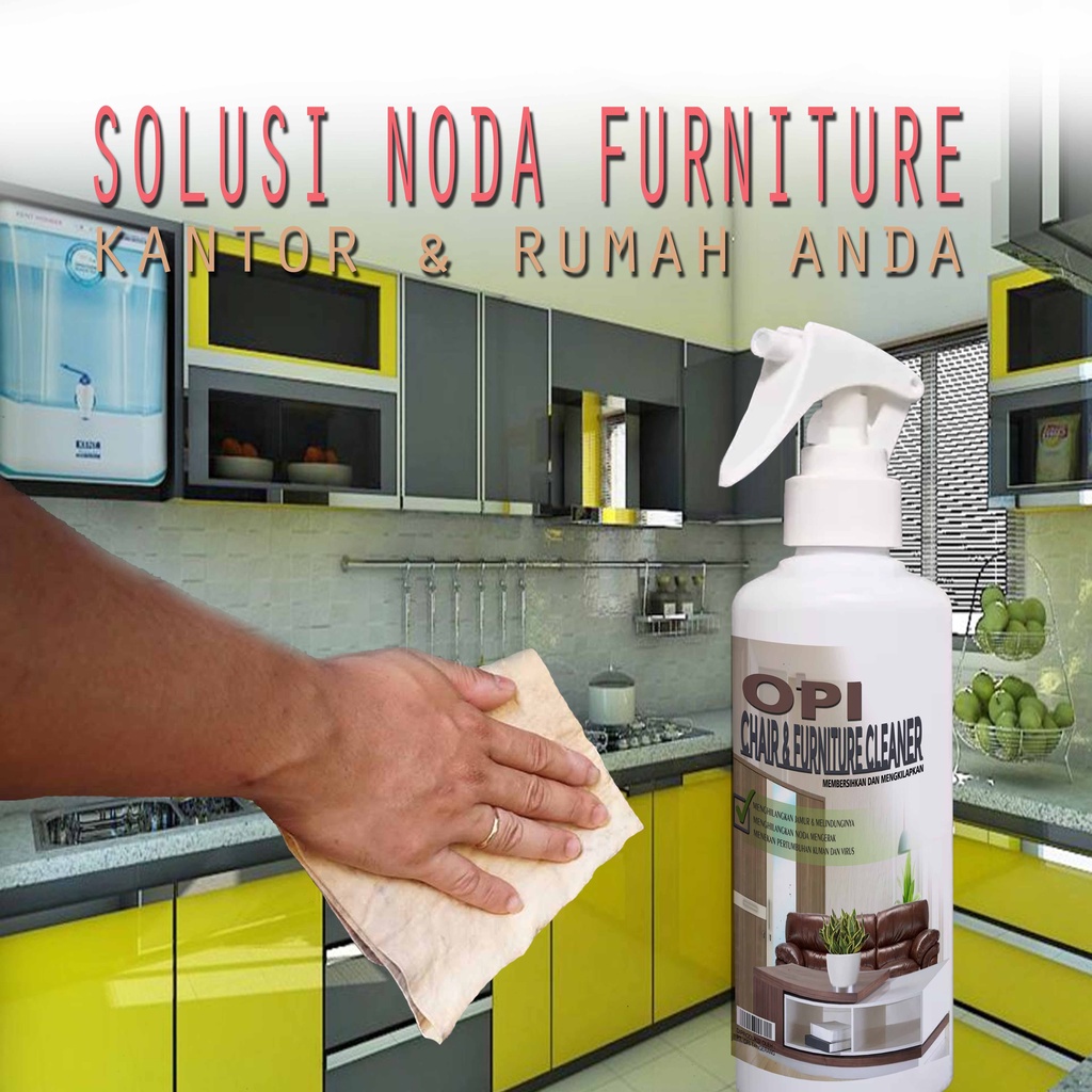 Pembersih tanpa air 250ml Spray pembersih furniture tanpa merusak cat kayu menghilangkan noda lemak, noda kotoran dan jamur EPS02 TKBB3